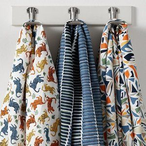HOST PICK NWT west elm x pbk Safari Swaddles